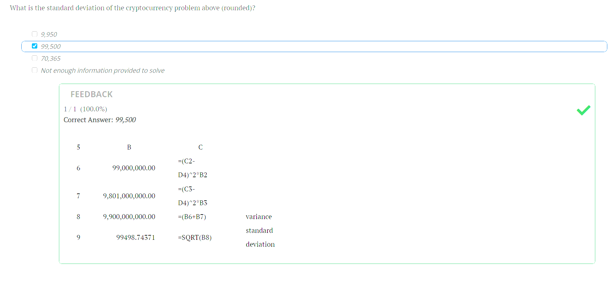 Solved 1 000 000 with 1 probability what is the expected chegg