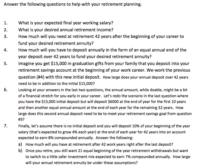 Solved Step 57, please You will graduate in a few years and