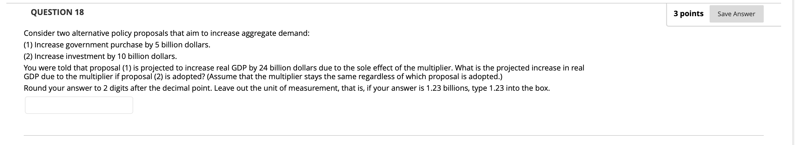 Solved QUESTION 18 3 points Save Answer Consider two | Chegg.com