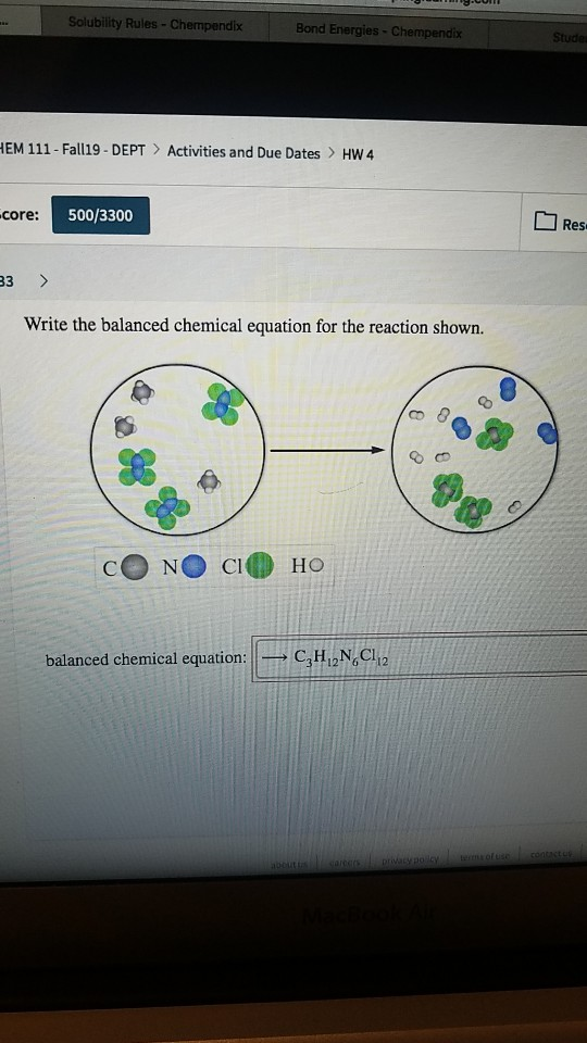 Solved Solubility Rules - Chempendix Bond Energies - | Chegg.com