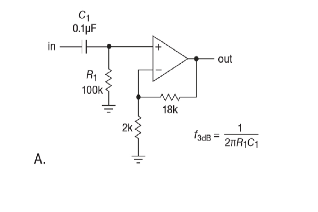 amplifier differentiator time shifter integrator