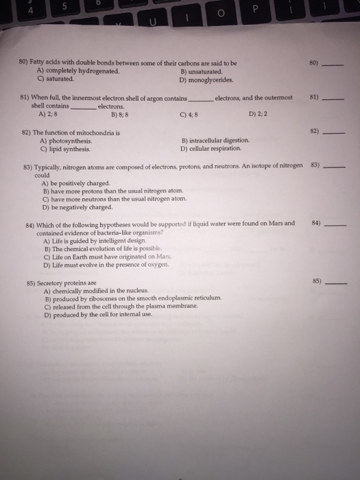 Solved 48) 48) The role of a control in an experiment is to | Chegg.com