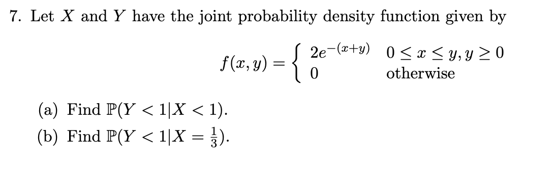 Solved Let X and Y have the joint probability density | Chegg.com