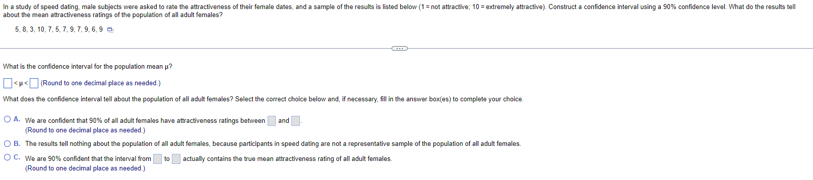 mean of 5 6 7 8 9 and 10 is