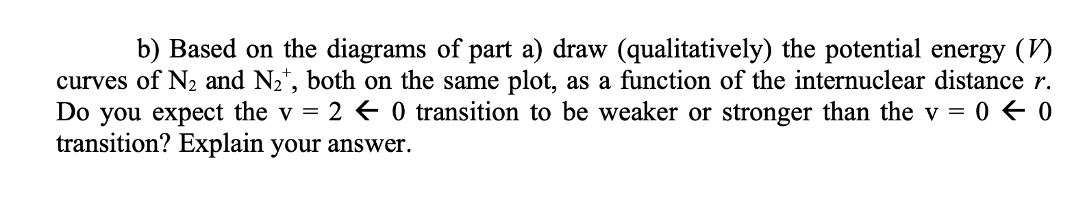 B) Based On The Diagrams Of Part A) Draw | Chegg.com