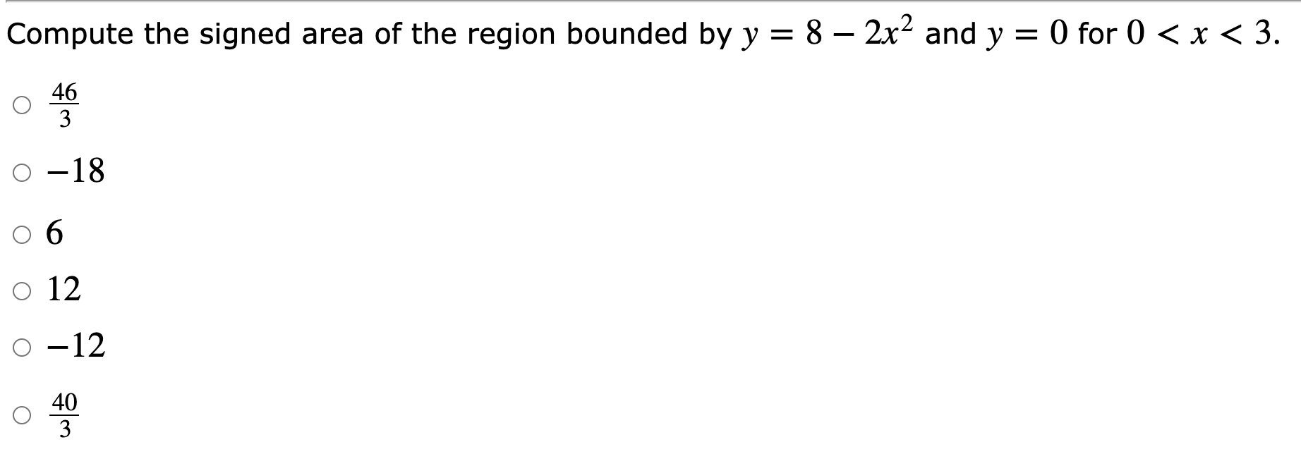 Solved Compute the signed area of the region bounded by y = | Chegg.com