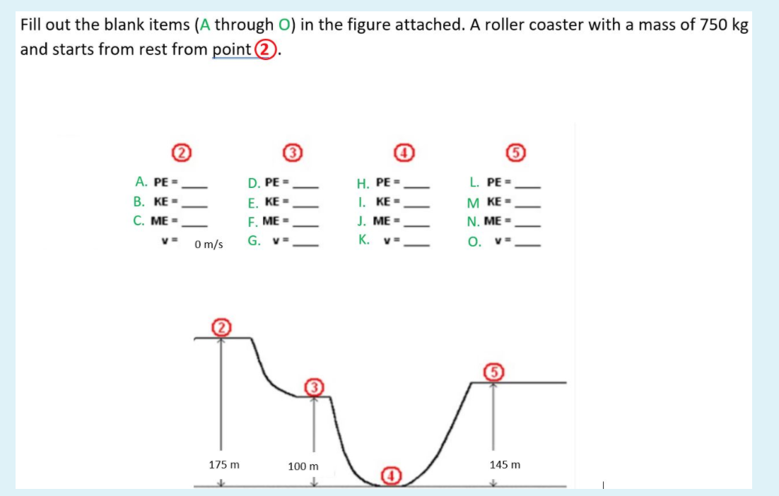 Solved Fill Out The Blank Items A Through O In The Figu Chegg Com