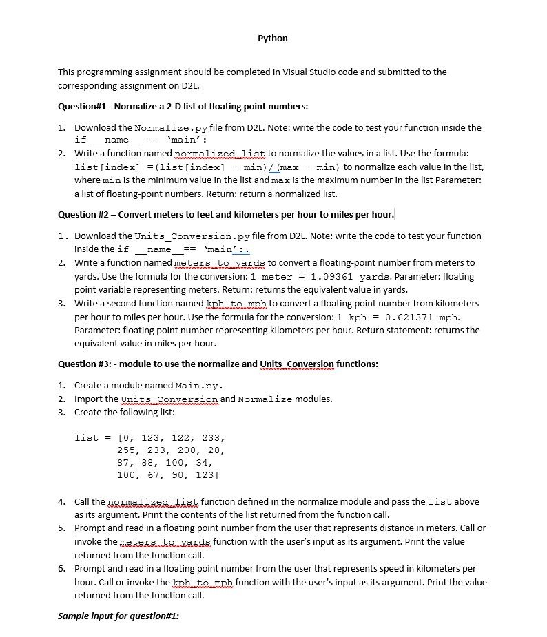 assignment 2 room area python code