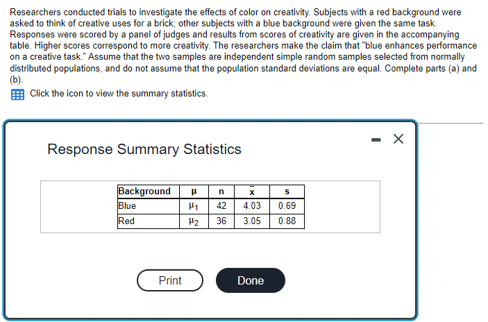 Solved Researchers conducted trials to investigate the | Chegg.com