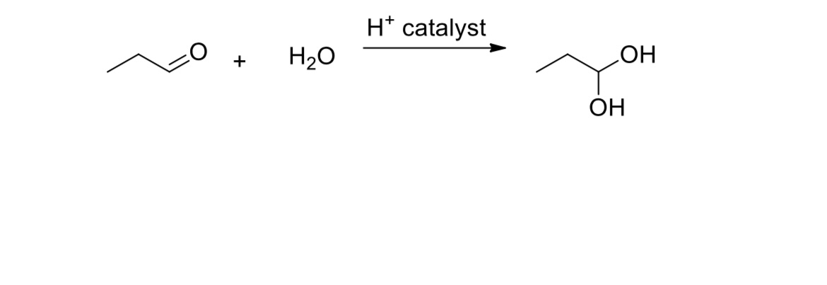 Solved O+H2O H+catalyst | Chegg.com