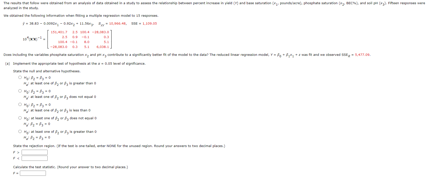 Solved The Results That Follow Were Obtained From An | Chegg.com