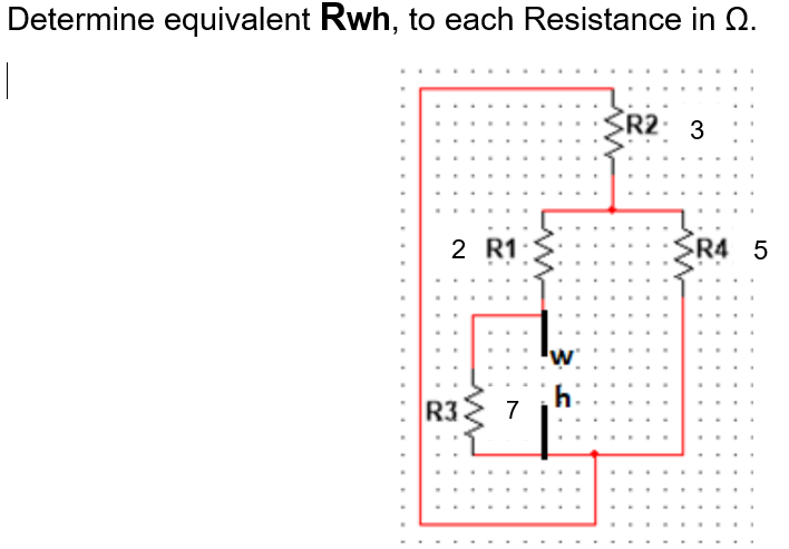 Solved Determine equivalent Rwh, to each Resistance in 12. 1 | Chegg.com