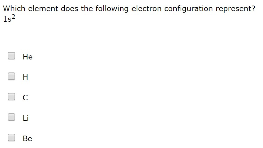 Solved Which element does the following electron | Chegg.com