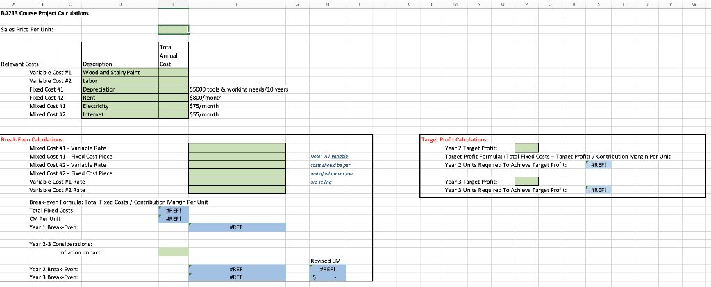 3. Using the Excel template provided, list and | Chegg.com