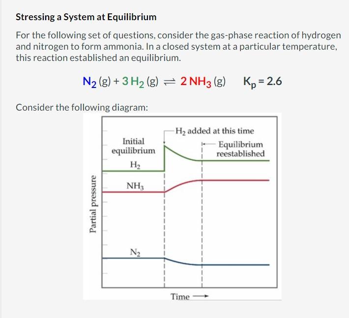 Solved Stressing a System at Equilibrium For the following | Chegg.com