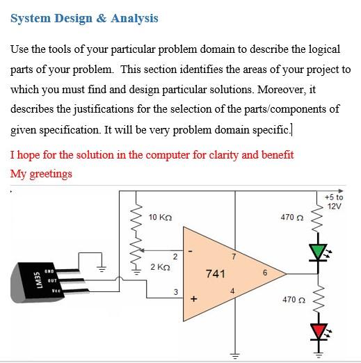 Solved System Design & Analysis Use The Tools Of Your | Chegg.com