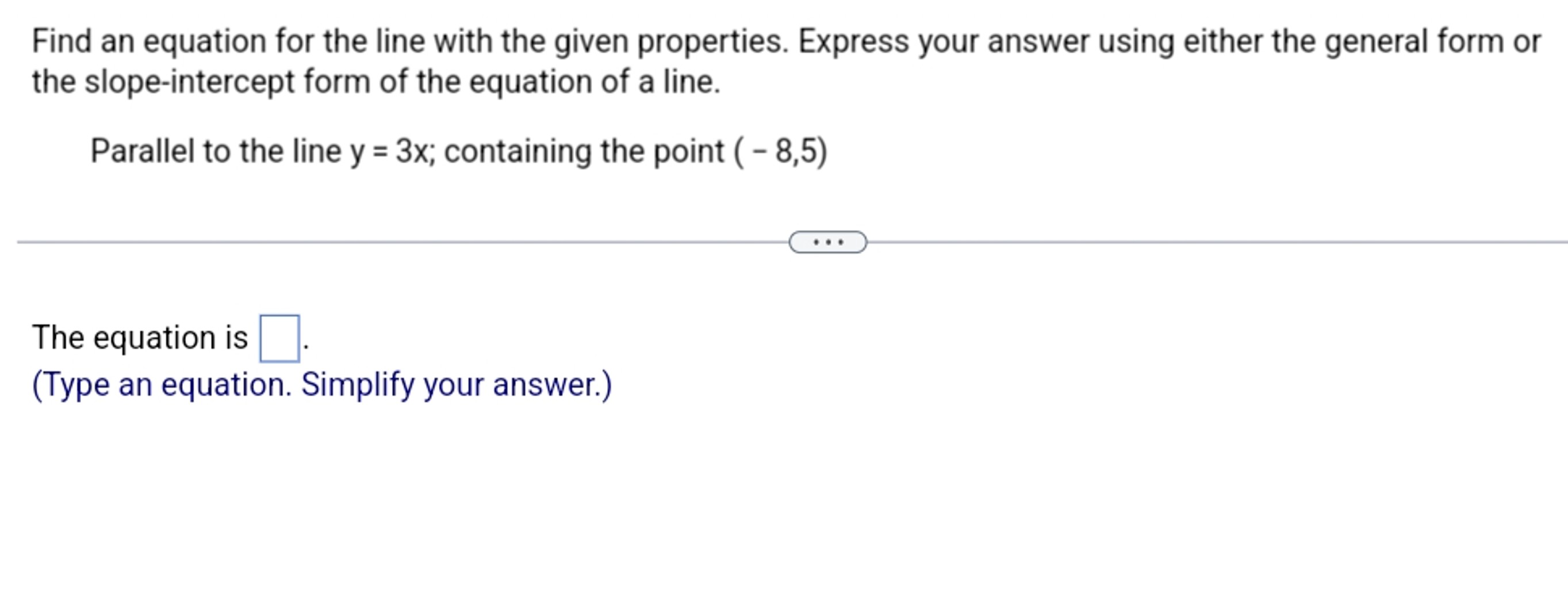 Solved Find An Equation For The Line With The Given | Chegg.com