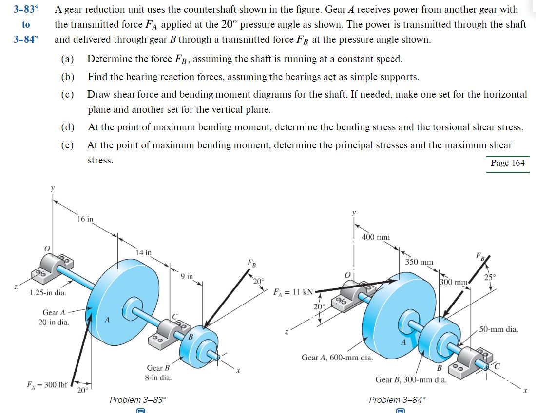 Solved 383* to 384* A gear reduction unit uses the