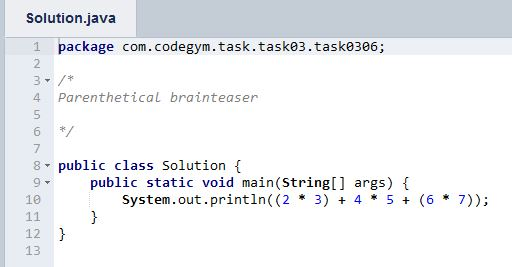 Solved JAVA & Math - Arrange the brackets | Chegg.com