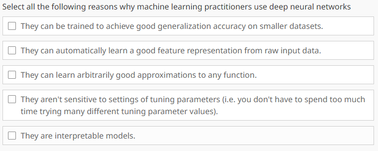 Solved Select all the following reasons why machine learning | Chegg.com