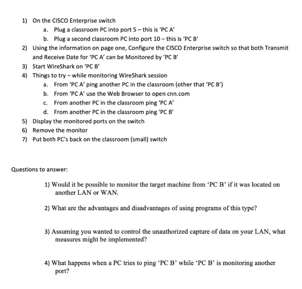 Configure Port Mirrors on Cisco Switches for Network