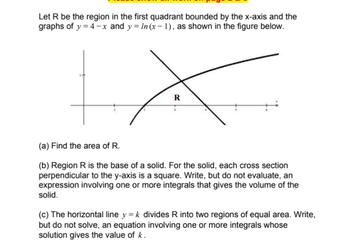 Solved Let R be the region in the first quadrant bounded by | Chegg.com