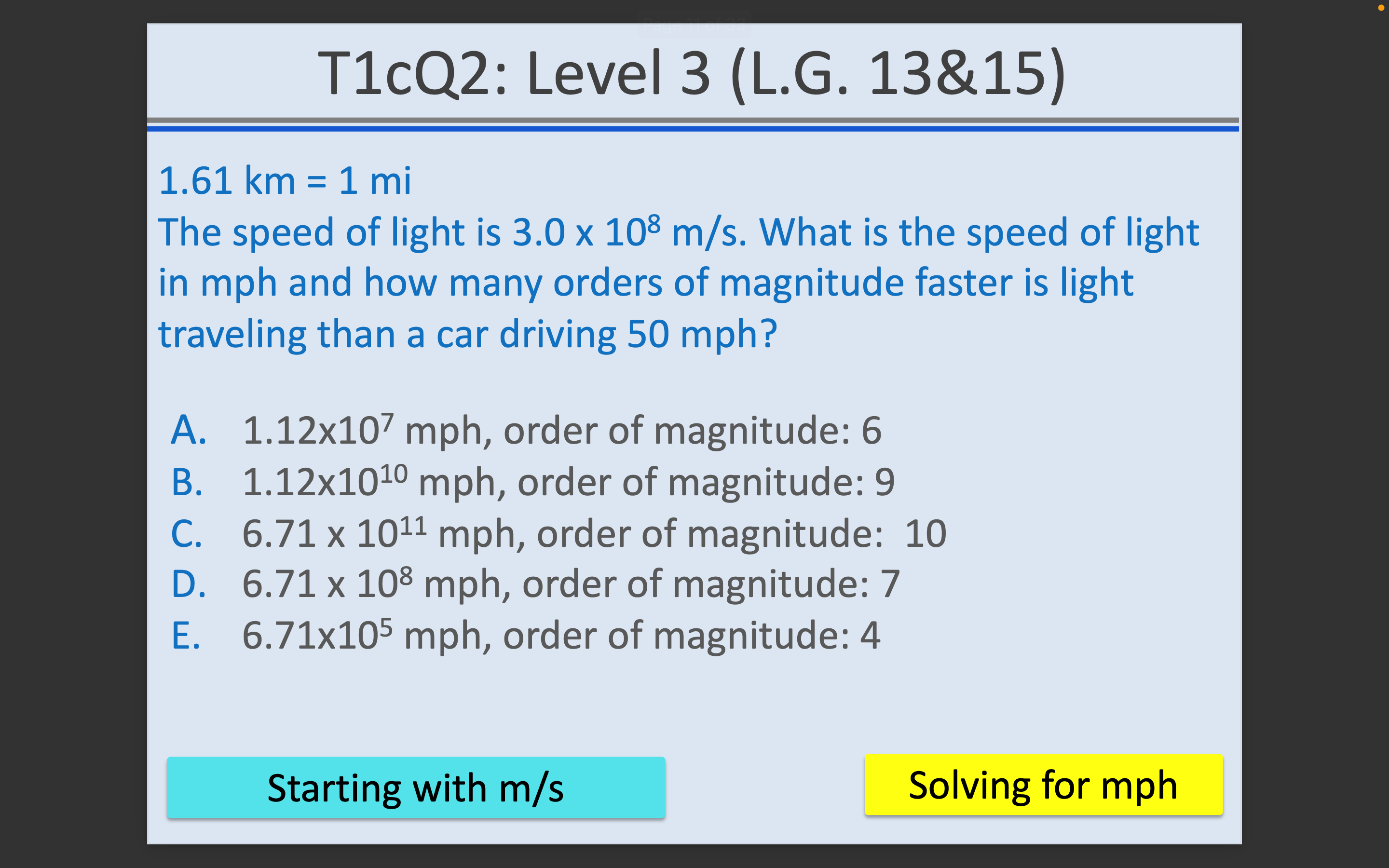 What Is the Speed of Light?