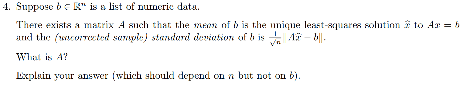 Solved PLease help, this is a homework of the course "Linear | Chegg.com