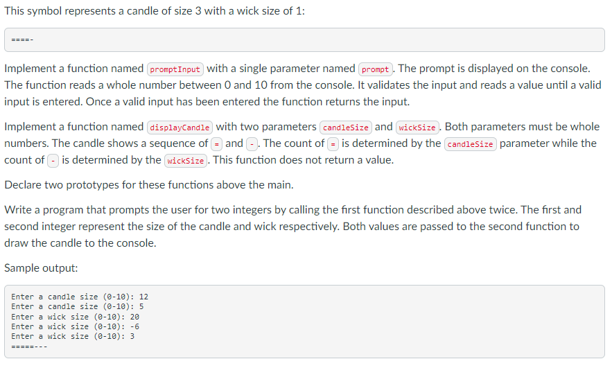 Solved Write a program that prompts the user for two | Chegg.com