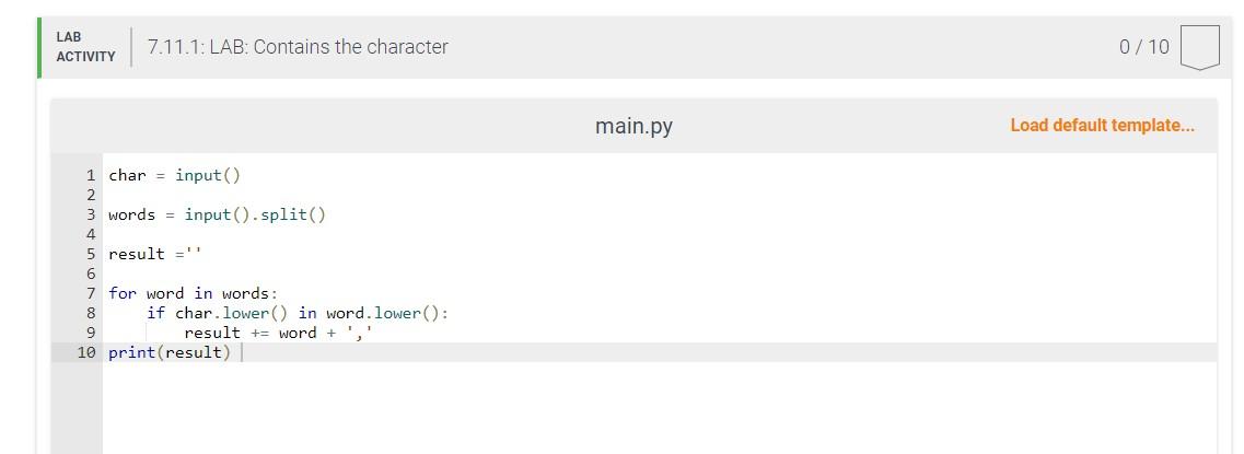 Solved Write a program that reads a character, then reads in | Chegg.com