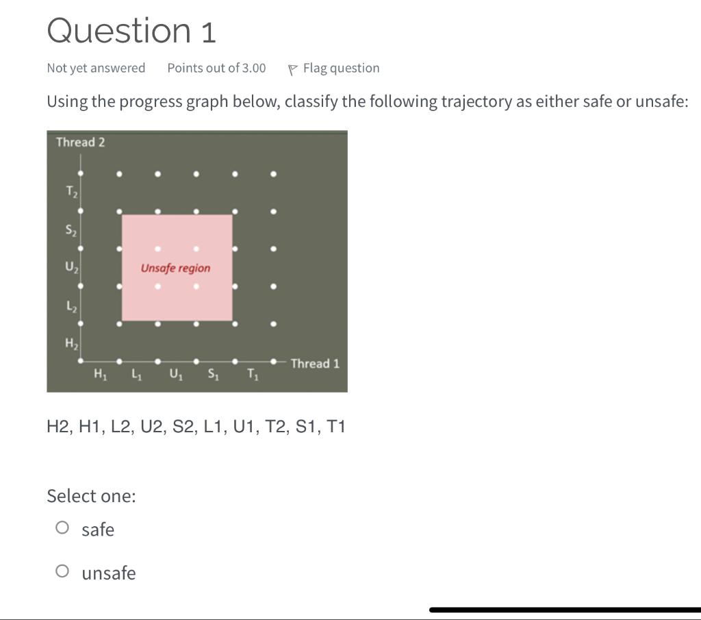 Solved Question 1 Not Yet Answered Points Out Of 3.00 P Flag | Chegg.com