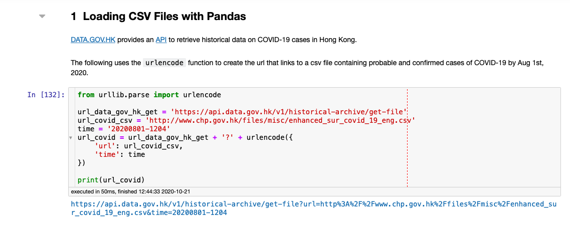 Solved 1 Loading Csv Files With Pandas Data Gov Hk Provid Chegg Com