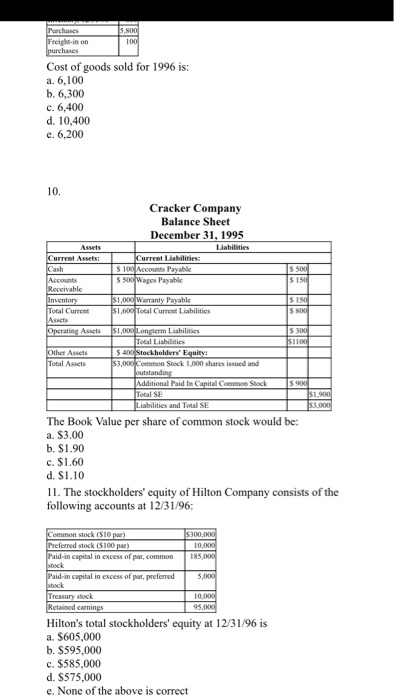 Solved Acctg 211 Sample Exam # 2 MULTIPLE CHOICE (2 POINTS | Chegg.com