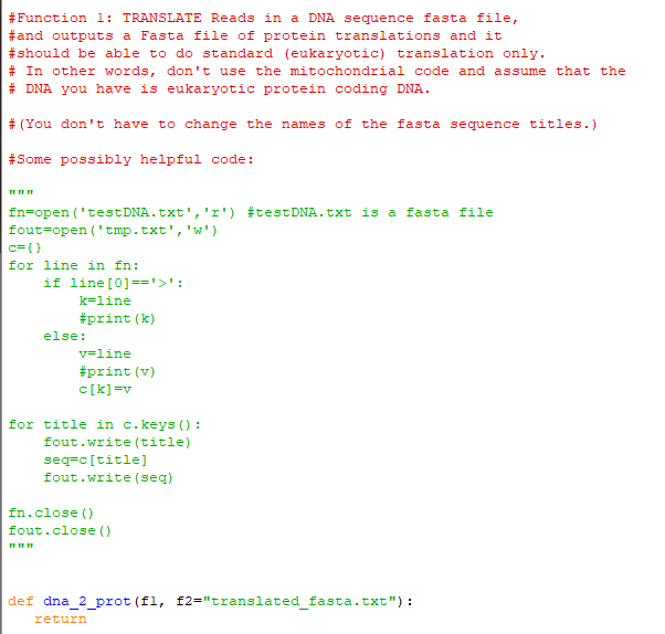 Solved Python: You need to create a function that takes in | Chegg.com