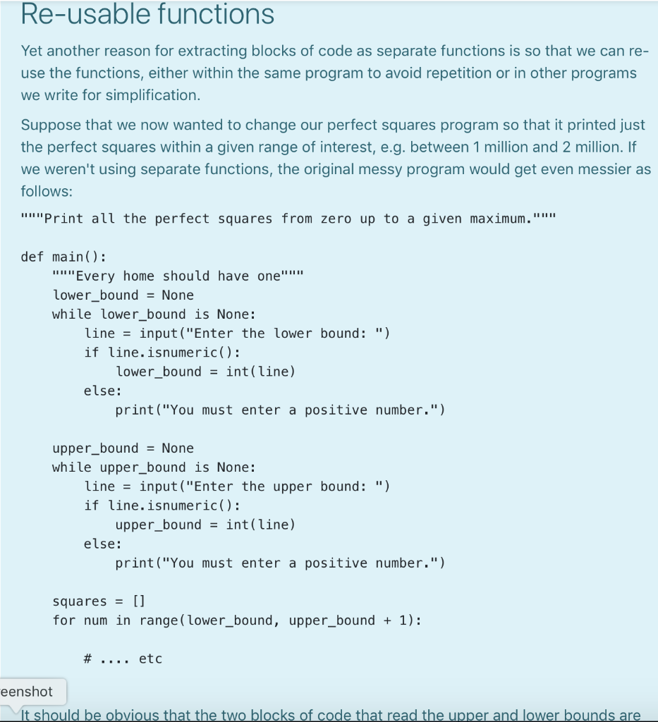 Solved A better example of function extraction There are two | Chegg.com