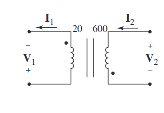Solved 5. [5] For the ideal transformer shown on the | Chegg.com