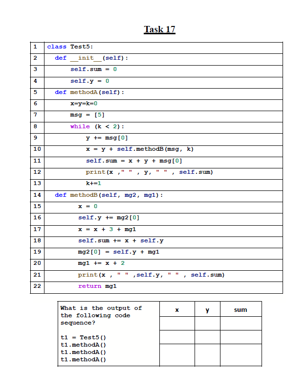 task 15 answer the questions based on the text above