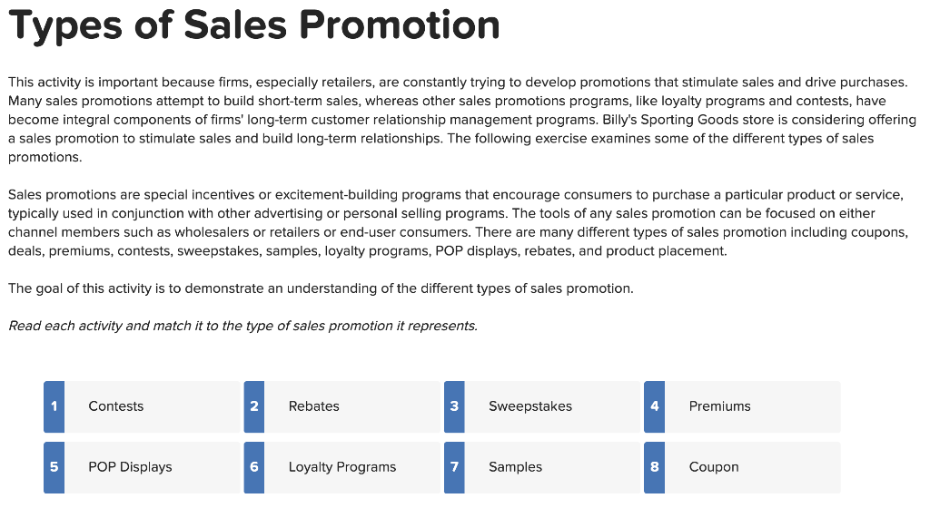 solved-types-of-sales-promotion-this-activity-is-important-chegg