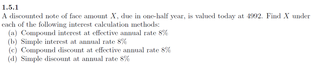 solved-1-5-1-a-discounted-note-of-face-amount-x-due-in-chegg