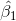 \hat{\beta_1}