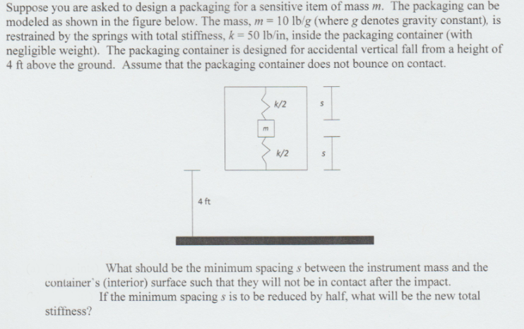 Solved suppose you are asked to design a packaging for a chegg