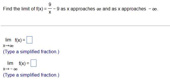 Solved Find the limit. Write ∞ or −∞ where appropriate. | Chegg.com