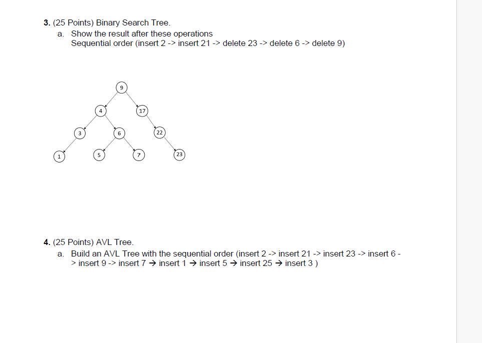 Solved > ﻿insert 9→ ﻿insert 7→ ﻿insert 1→ ﻿insert 5→ ﻿insert