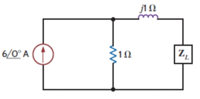 Solved Determine ZL for maximum average power transfer and | Chegg.com
