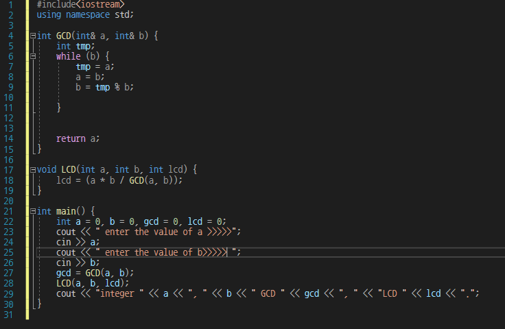 Solved The code to find the maximum common divisor and the | Chegg.com