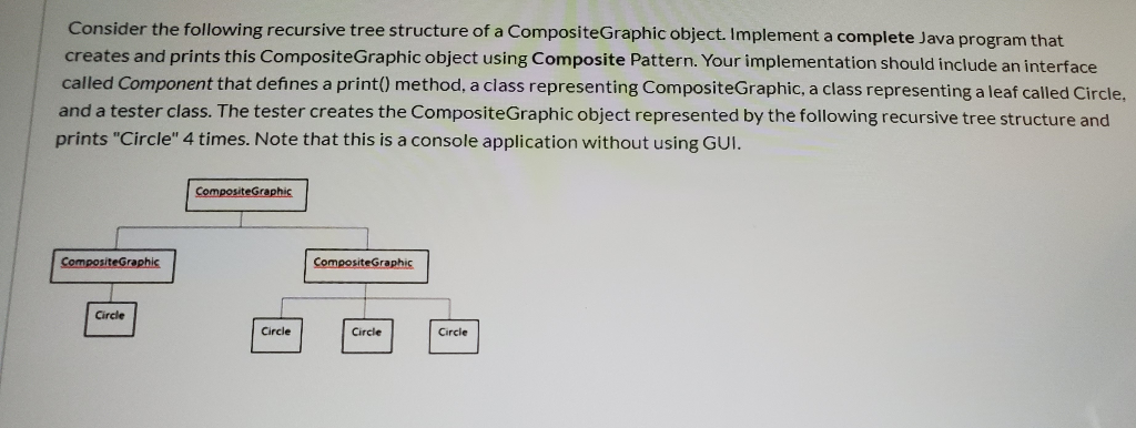 Consider the following recursive tree structure of a | Chegg.com