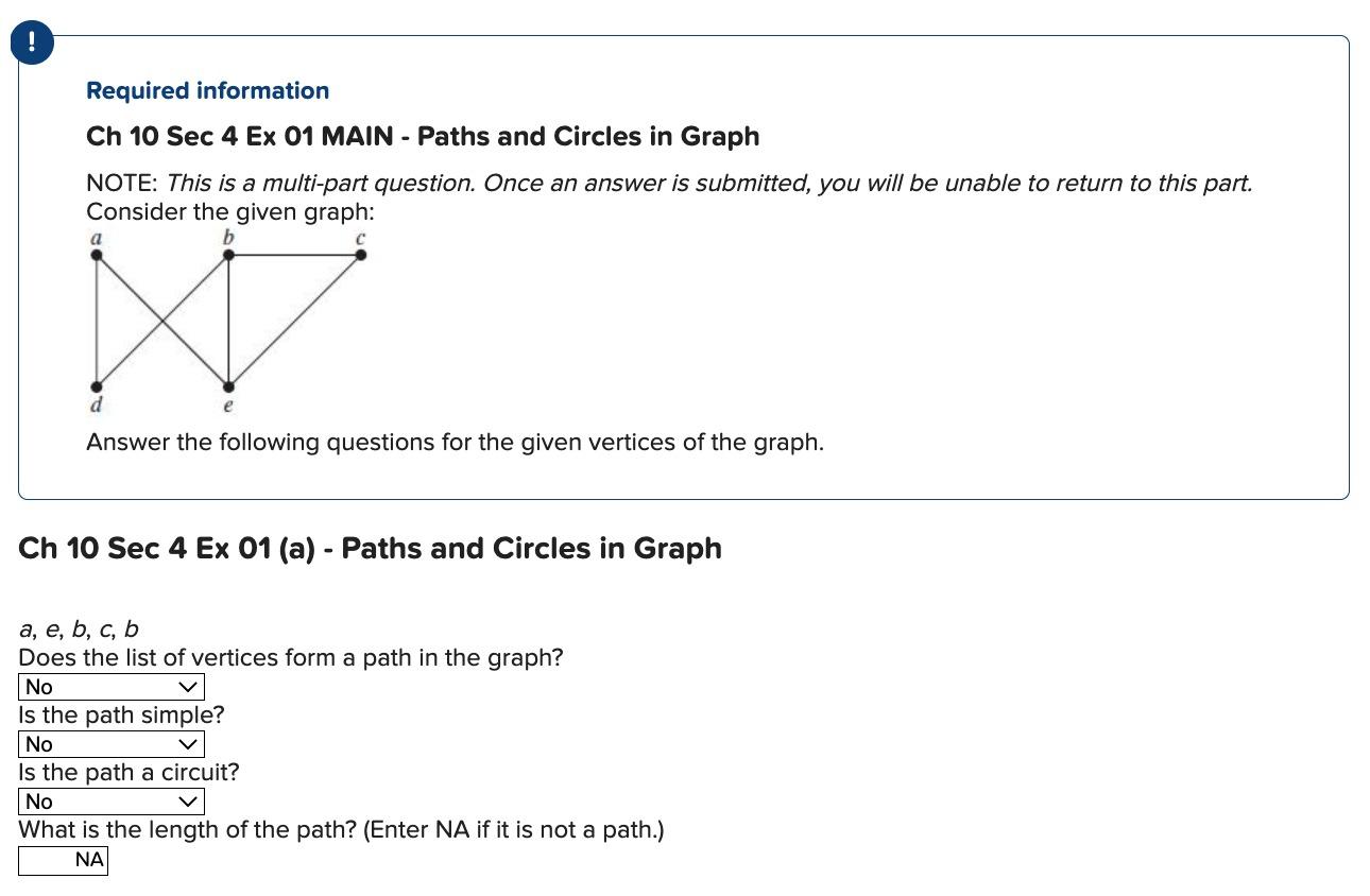 Solved I received only partial credit meaning some of my | Chegg.com