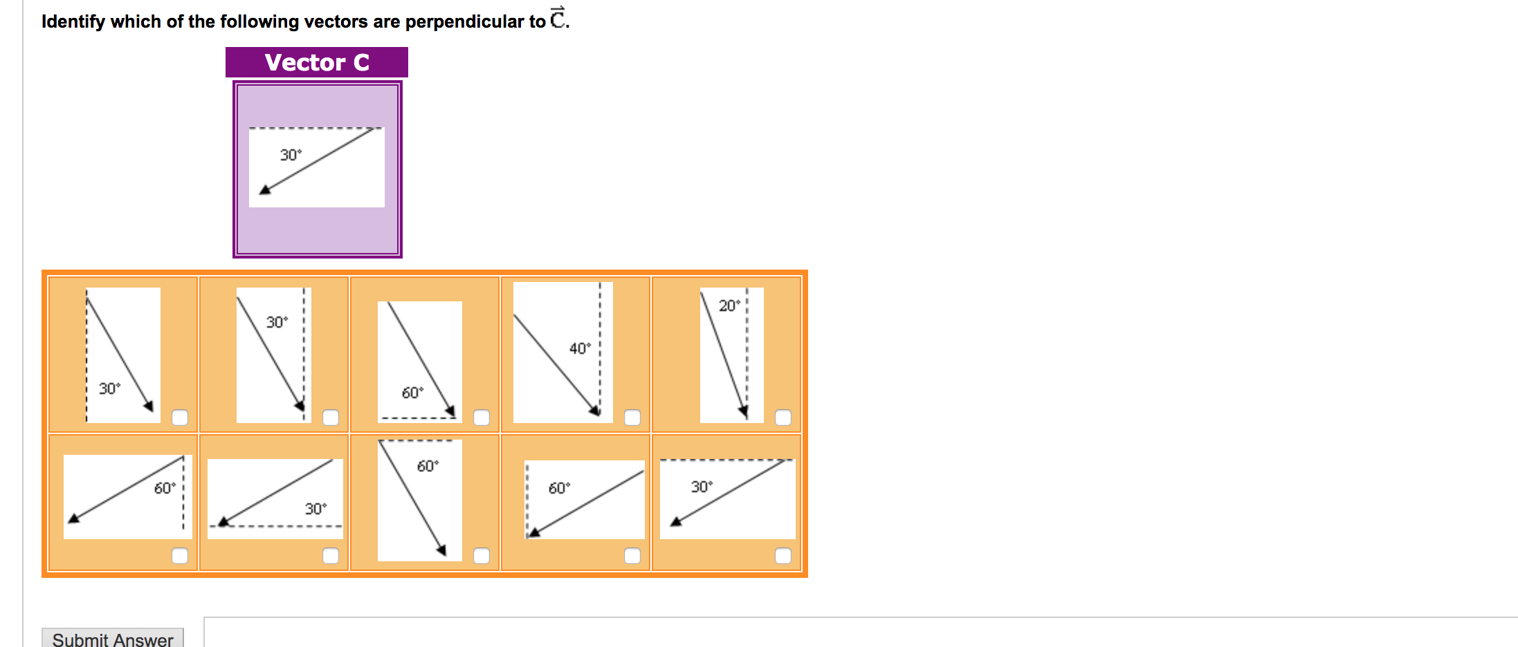 Solved Identify Which Of The Following Vectors Are Parallel | Chegg.com