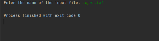 Solved I create the txt file as you can see on top When i | Chegg.com