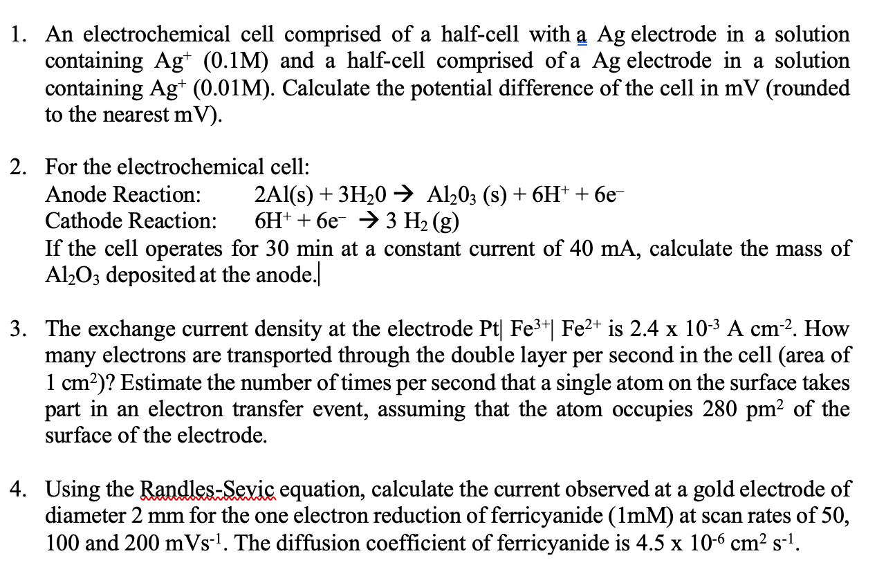 solved-1-an-electrochemical-cell-comprised-of-a-half-cell-chegg